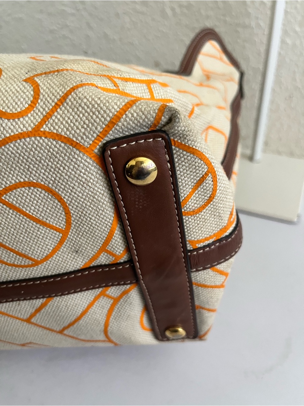 Burberry TB canvas tote bag - Picture 13 of 15